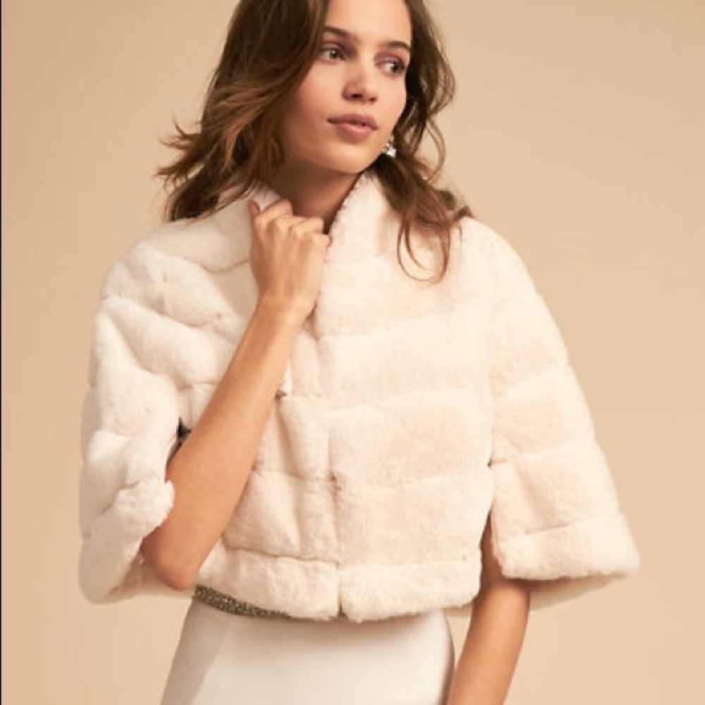 BHLDN Armitage Faux Fur Jacket by Betsey Johnson